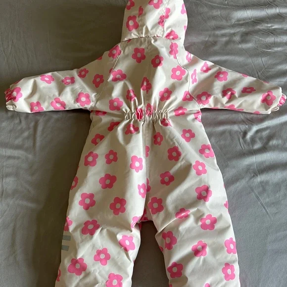 Zara Pink Floral Snowsuit - Picture 4 of 7